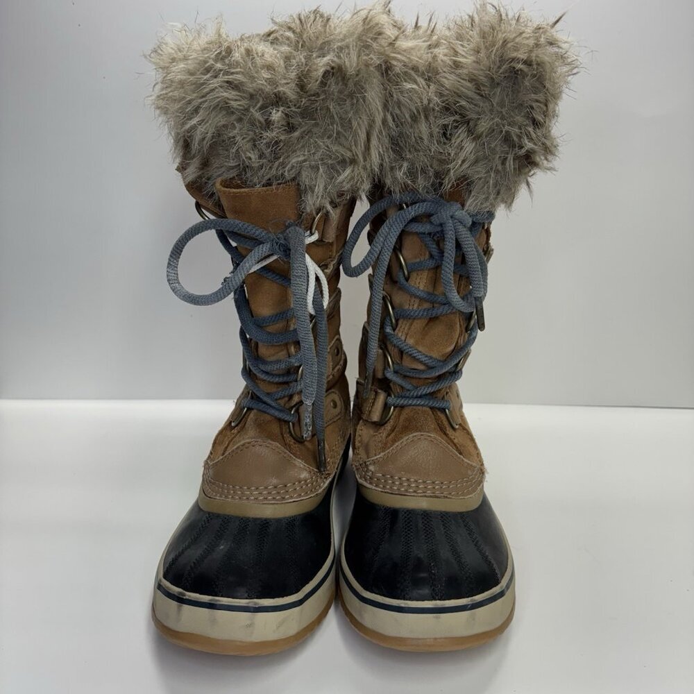 SOREL Joan of Artic Snow Winter Boots Waterproof Insulated Lace Up Women‎ Sz 7 - Picture 3 of 14
